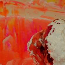 messyhot: Trinity May Slimed in Neon Pink and Orange
