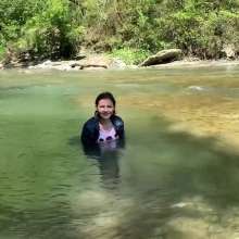 Wet_look_elena: Vika in the River