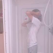Missblueeyes7777: Wetlook Blast in My New Shower