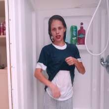 Missblueeyes7777: Wetlook Blast in My New Shower