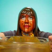Gater: Brazilian cooking show host Raiza Costa loves getting messy