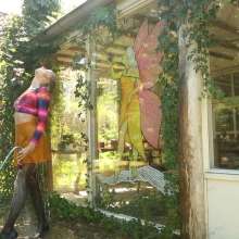 eileenvogel: W383 Eileen in party outfit dancing in the garden