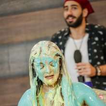 walking the plank: More exclusive photos from the show 16 (drive)--girls getting pied