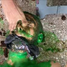 RevSlymsford: Antony's Messy Boot Camp 2: Choc Pie Faces + Messy Feet Fun