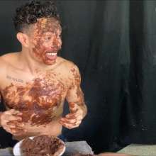 RevSlymsford: Antony's Messy Boot Camp 2: Choc Pie Faces + Messy Feet Fun