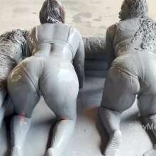 Alana SexyMessyBabes: BBW Mud Wrestling