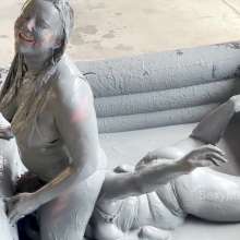 Alana SexyMessyBabes: BBW Mud Wrestling