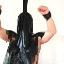 TotallyGunged: Olga Gets Sticky Under a Tar Filled Gunge Release!