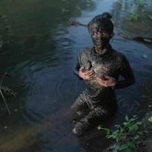 Your Wet Cat: Dirty Lady Fun in a Dense Swamp!  Part 1