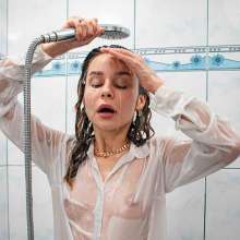 Your Wet Cat: Incredibly Oiled Anastasia in an Oil Bath!  Part 2