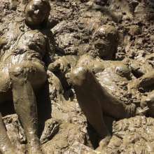 Jayce: Jayce and Alice Schoolgirls Stuck+fucked in Mud!+river Rinse