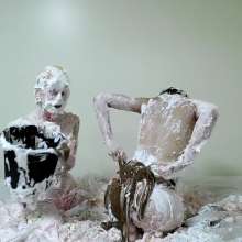 RevSlymsford: Kaydens and Jade: Messy With Pies + Batter, Wearing Thongs