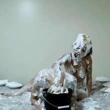 RevSlymsford: Kaydens and Jade: Messy With Pies + Batter, Wearing Thongs