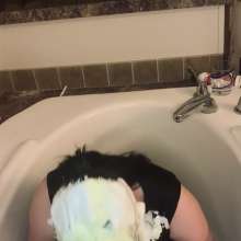 MercedesBlack: Messy Head Dunk