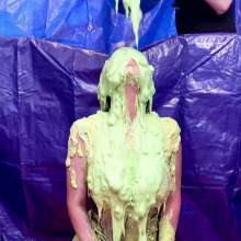 Slimed Models: Minerva Gets a Huge Green Slime