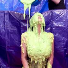 Slimed Models: Minerva Gets a Huge Green Slime
