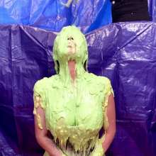Slimed Models: Minerva Gets a Huge Green Slime