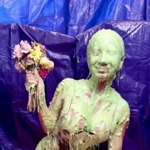 Slimed Models: Minerva Gets a Huge Green Slime