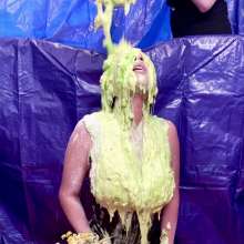 Slimed Models: Minerva Gets a Huge Green Slime