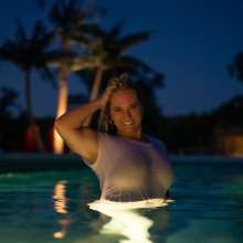 DMarieAllWet: Nothing Like a Warm Evening Swim!