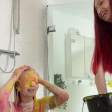 TheGungeZone: Phoebe Gunged By Her Twin Sister