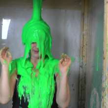 extremegunk: Princess Get's the Green Gunging