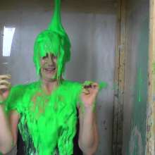 extremegunk: Princess Get's the Green Gunging
