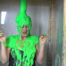 extremegunk: Princess Get's the Green Gunging