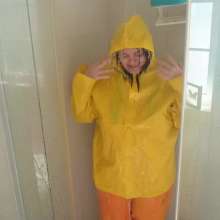 Darkabyss445: Rainwear and Getting Wet in the Shower