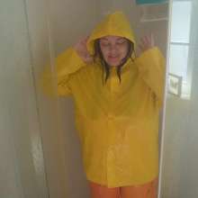 Darkabyss445: Rainwear and Getting Wet in the Shower