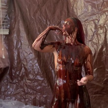 Slimed Models: Naked April Covered in Whipped Cream, Chocolate, and Caramel!