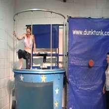 GungeTankBabes: Tina Gets Dunked in Her White Top and No Bra