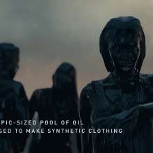 Gater: Two Women and a Man Get Completely Covered in Oil in a Woolmark Commercial