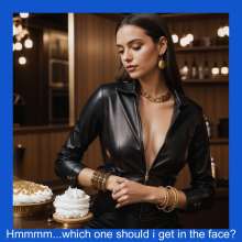 PhotoSlop: Saturday Night A.I. Pie Holding