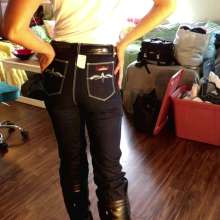 Tight and Wet Clothes: Candies  Tight Jeans Try On
