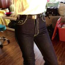 Tight and Wet Clothes: Candies  Tight Jeans Try On