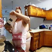 Darkabyss445: Darkabyss445 in a Naughty Kitchen Baking Fiasco
