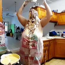 Darkabyss445: Darkabyss445 in a Naughty Kitchen Baking Fiasco