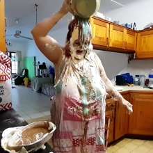 Darkabyss445: Darkabyss445 in a Naughty Kitchen Baking Fiasco