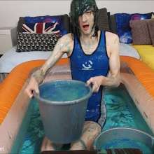 EmoGuyGunge: Emo Tyger SelfGunged, Part 2: Afterfun Naked Jerk