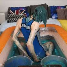 EmoGuyGunge: Emo Tyger SelfGunged, Part 2: Afterfun Naked Jerk
