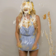 SlapstickStuff: Elly Returns to SlapstickStuff as a (Not Quite) Naked Baker!