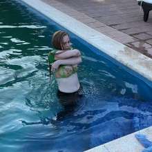 AuroraWetlook: Going in Pool Fully-clothed Part 2--Forced to Strip