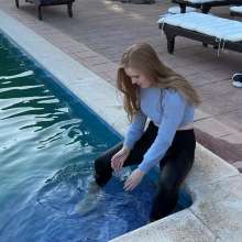 AuroraWetlook: Going into in the Pool Fully-clothed--Part 1 of 2.