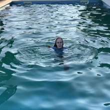 AuroraWetlook: Going into in the Pool Fully-clothed--Part 1 of 2.