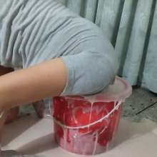SarahPie: Head Dunked in White Slime