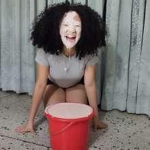 SarahPie: Head Dunked in White Slime