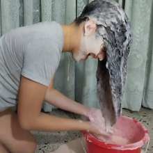 SarahPie: Head Dunked in White Slime