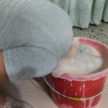 SarahPie: Head Dunked in White Slime