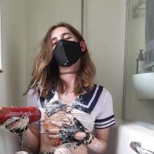 filthyfemboy: Horny Femboy Ruins His Outfit